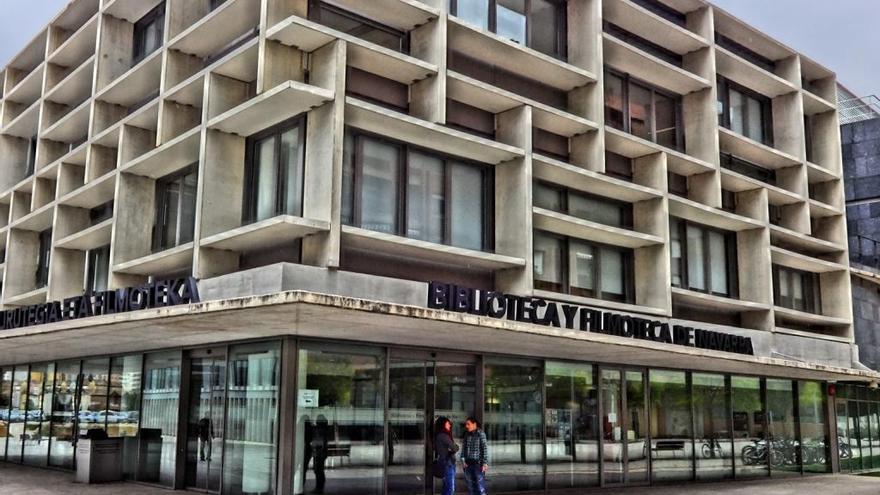 Exterior de la Filmoteca de Navarra.