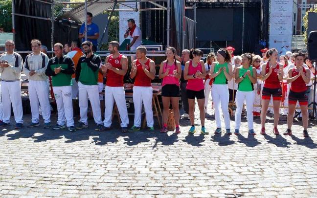 Empieza el Herri Kirolak en Plaza de los Fueros.