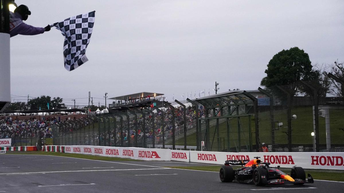 Max Verstappen, ganador del Gran Premio de Japón de F1.