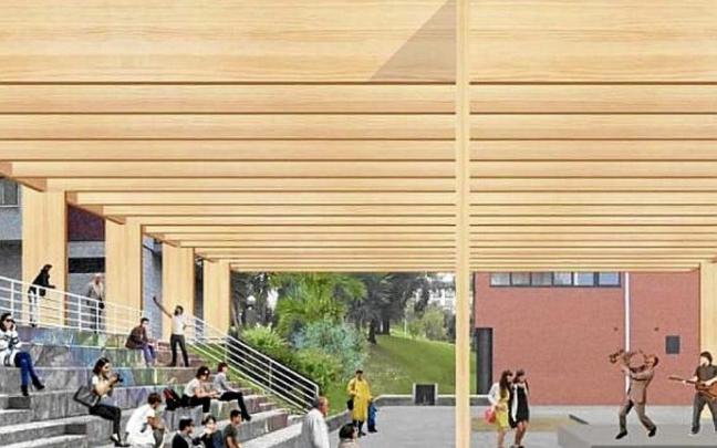 Propuesta del estudio Mugara para la cubierta. Foto: N.G.