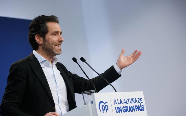 Borja Sémper, portavoz del comité de campaña del PP. Borja Sémper, portavoz del comité de campaña del PP.