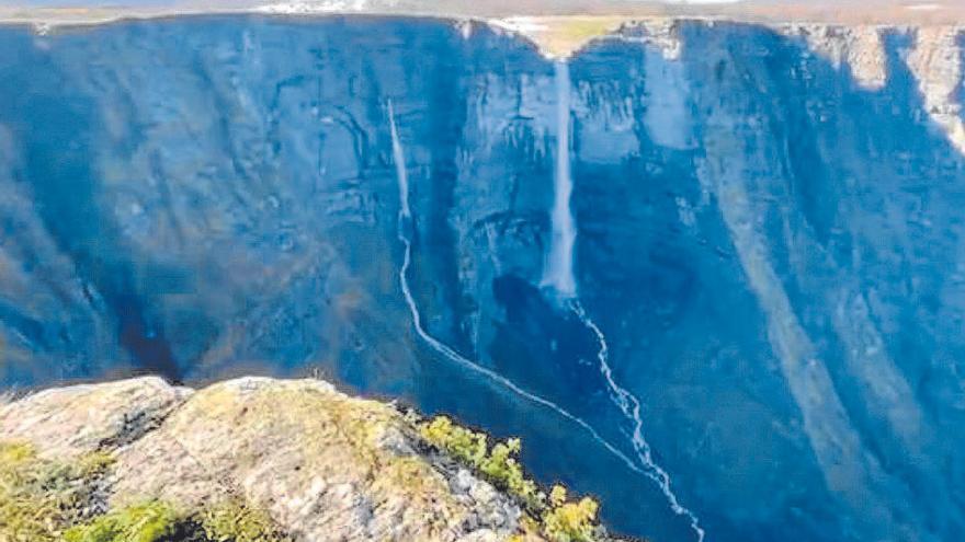 Imagen del salto del Nervión.