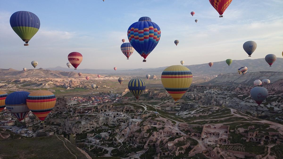 Globos aerostáticos en Capadocia