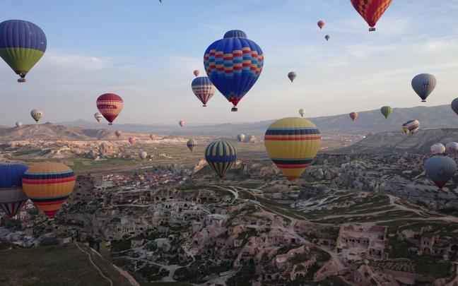 Globos aerostáticos en Capadocia