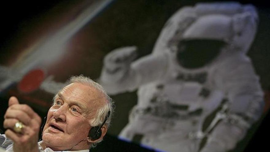 El astronauta Buzz Aldrin