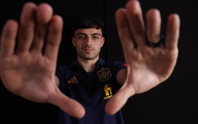 Pedri, centrocampista de la selecci&oacute;n espa&ntilde;ola.