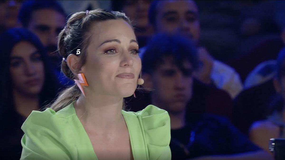 Edurne, muy emocionada tras la actuación de una niña refugiada ucraniana en 'Got Talent'.