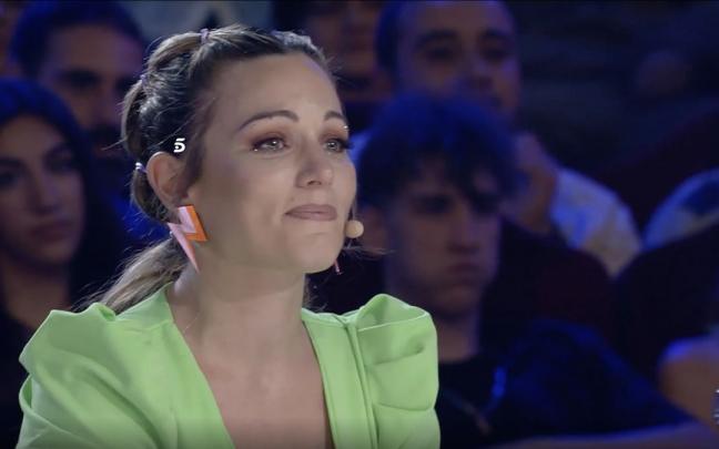 Edurne, muy emocionada tras la actuación de una niña refugiada ucraniana en 'Got Talent'. Edurne, muy emocionada tras la actuación de una niña refugiada ucraniana en 'Got Talent'.