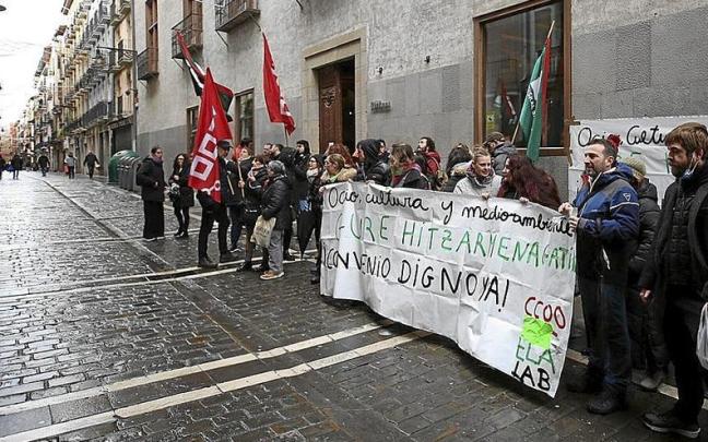 Protesta en el sector del ocio y la cultura Protesta en el sector del ocio y la cultura