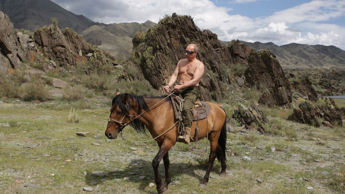 Imagen de Vladimir Putin que provocó las burlas en la reunión del G7.