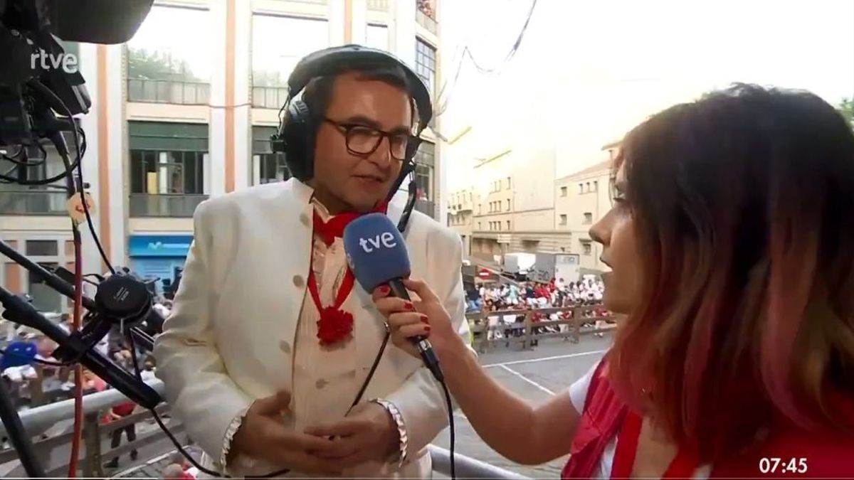 Imagen de Carlos, el c&aacute;mara de RTVE, antes del anuncio