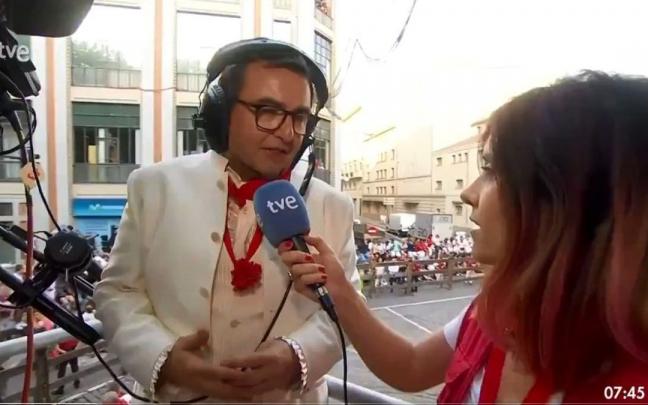 Imagen de Carlos, el c&aacute;mara de RTVE, antes del anuncio