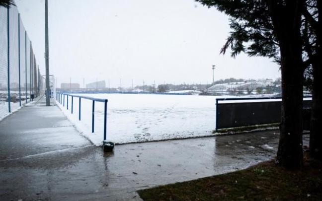 La Ciudad Deportiva José Luis Compañón, esta mañana.