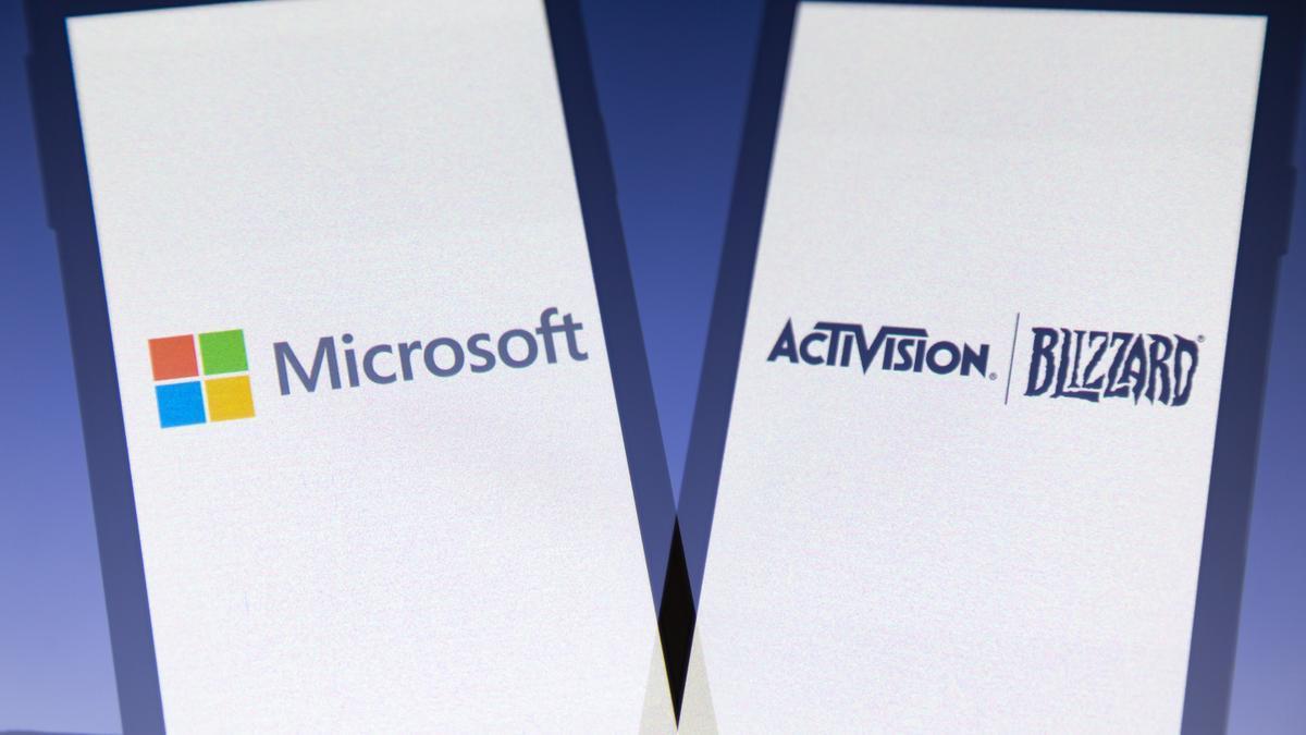Logotipos de Microsoft y Activision.
