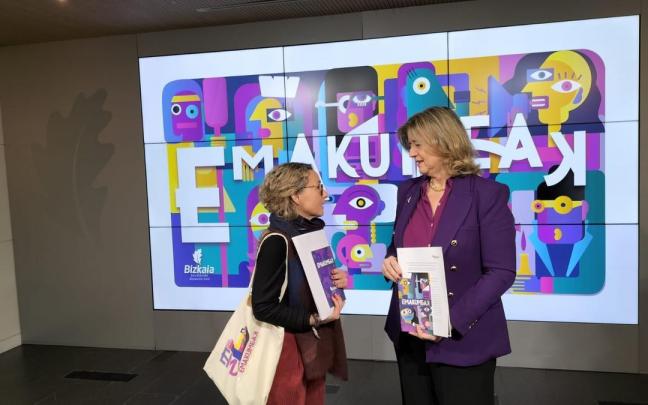 Un momento de la presentación del Congreso Emakumeak.