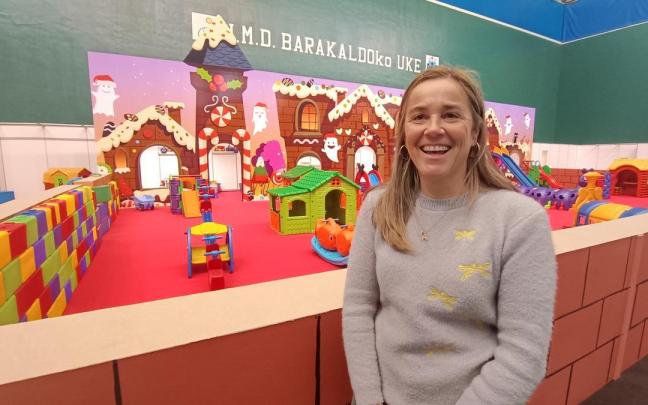 Nerea Cantero visit&oacute; la ludoteca infantil.