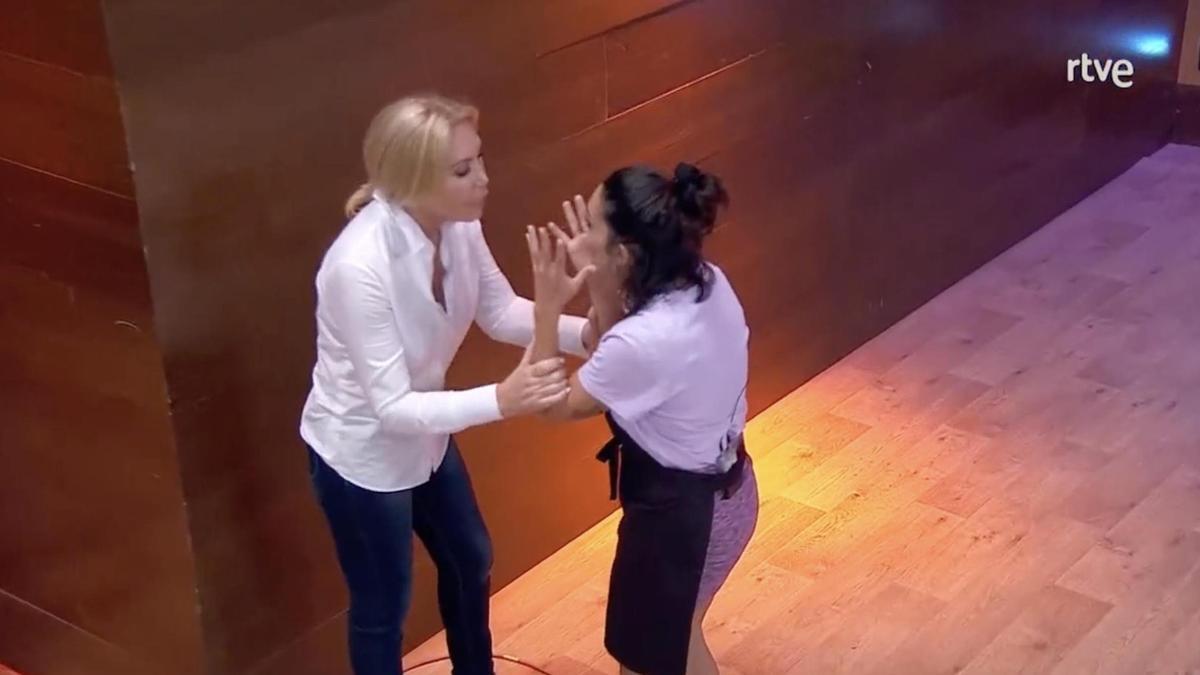 Norma Duval discute con Lorena Castell y está a punto de abandonara 'MasterChef Celebrity'.