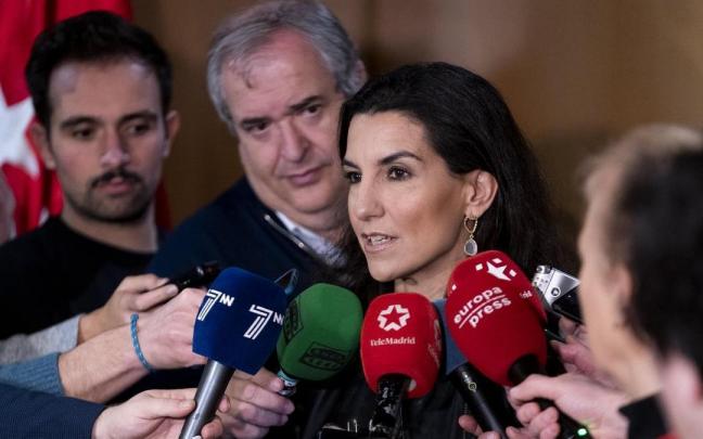 La portavoz de Vox en la Asamblea de Madrid, Roc&iacute;o Monasterio.