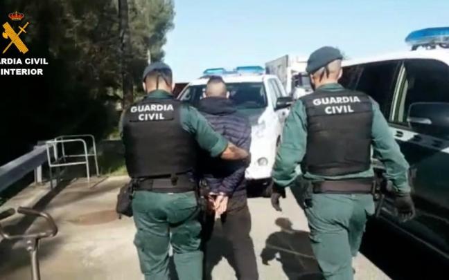 Imagen de uno de los detenidos por la Guardia Civil de Navarra