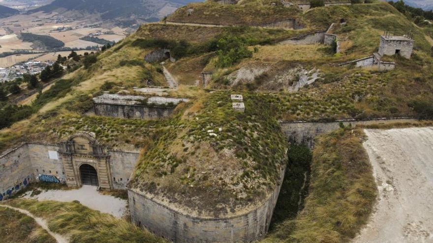 A vista de pájaro, el fuerte de San Cristóbal.