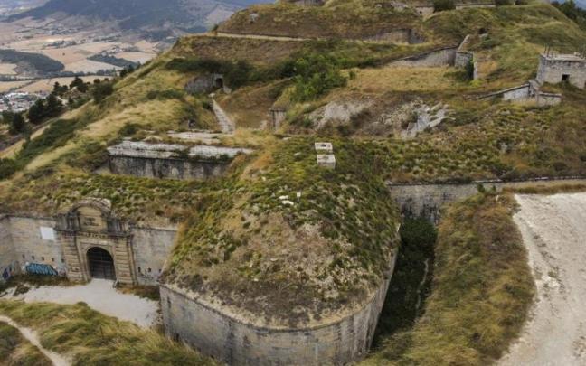 A vista de p&aacute;jaro, el fuerte de San Crist&oacute;bal.