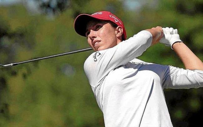 Carlota Ciganda, en el hoyo 17 del campo de Sylvania.