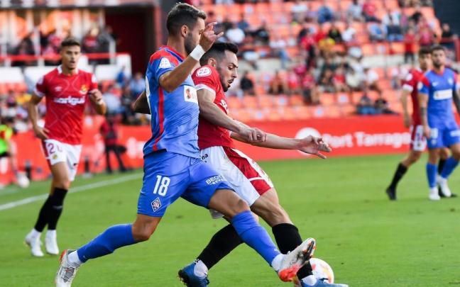 Un momento del encuentro ante el Nàstic Un momento del encuentro ante el Nàstic