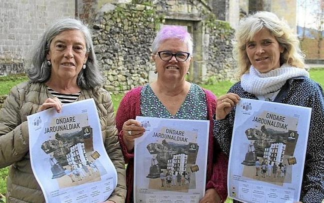 Udaleko eta Ondare Mahaiko ordezkariak, aurkezpenean.