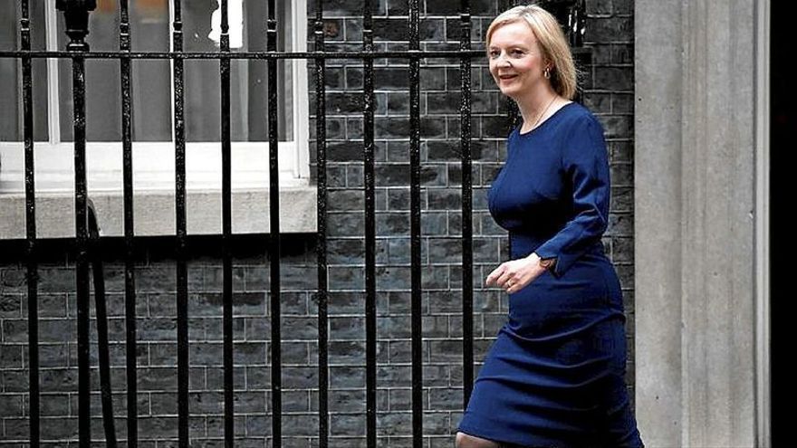 La primera ministra británica, Liz Truss.