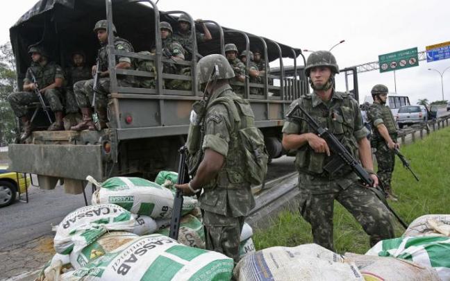 Militares del Ejército brasileño, en una imagen de archivo. Militares del Ejército brasileño, en una imagen de archivo.
