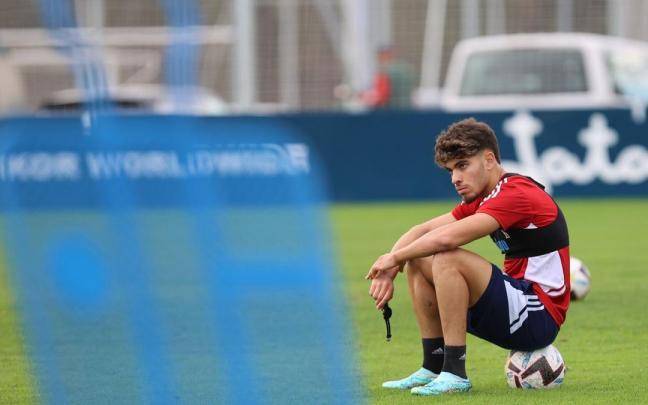 Abde, ausente en el primer entrenamiento de la semana