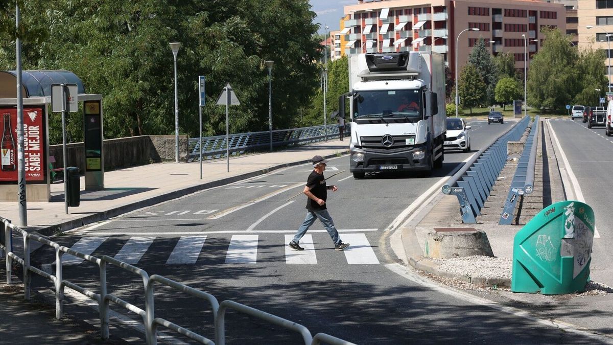 Paso de peatones en el que se produjo el atropello mortal.