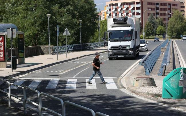 Paso de peatones en el que se produjo el atropello mortal.