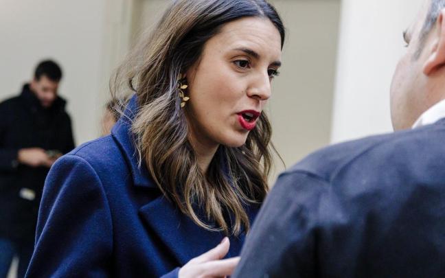 La ministra de Igualdad, Irene Montero.