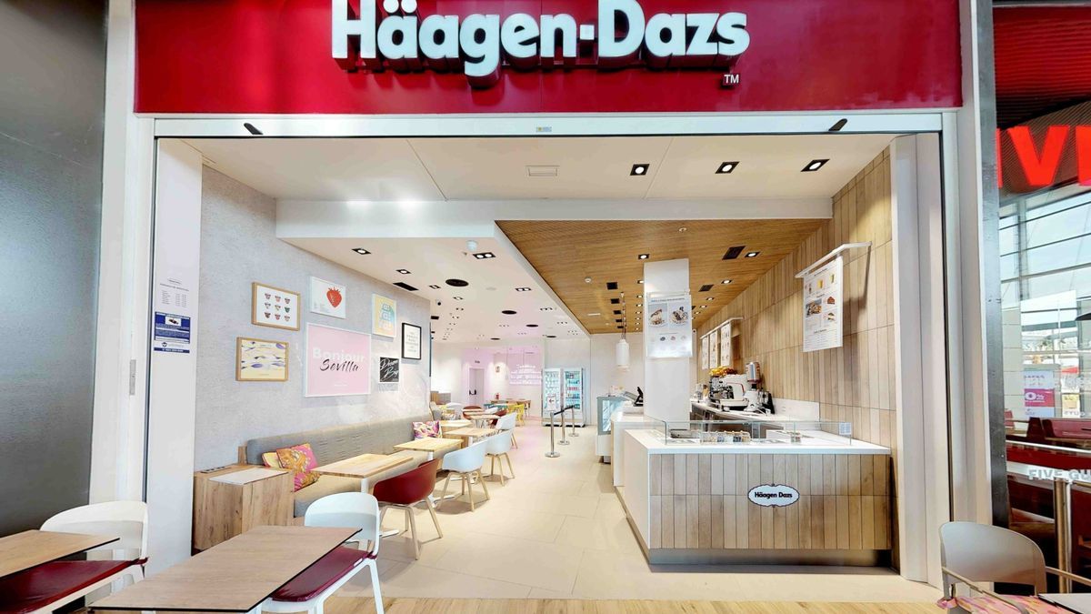 Una heladería de la marca Häagen-Dazs.