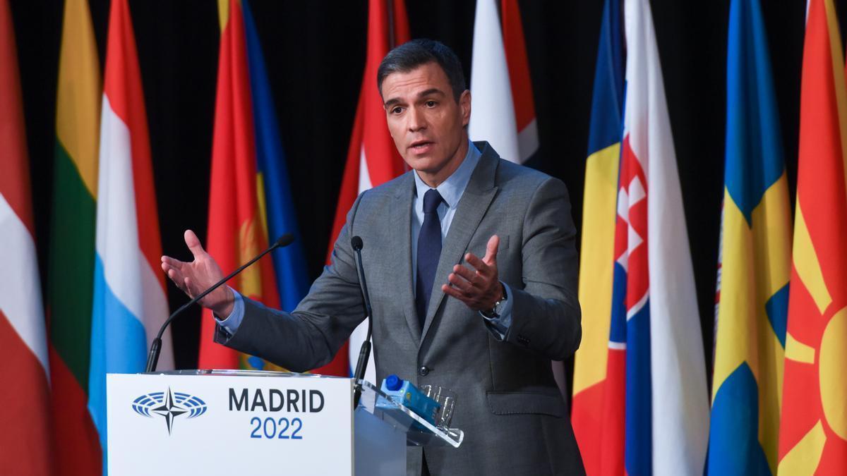 Sánchez interviene en la tercera jornada de la 68º sesión anual de la Asamblea Parlamentaria de la ONU en Madrid.