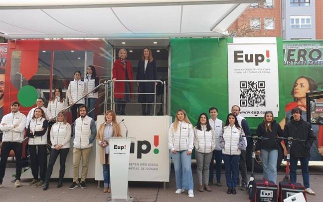 Ainara Basurko eta Nora Sarasola, ekimenaren aurkezpenean