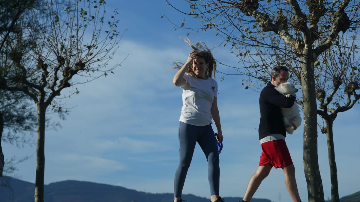 El viento sopla con fuerza este domingo en Bizkaia