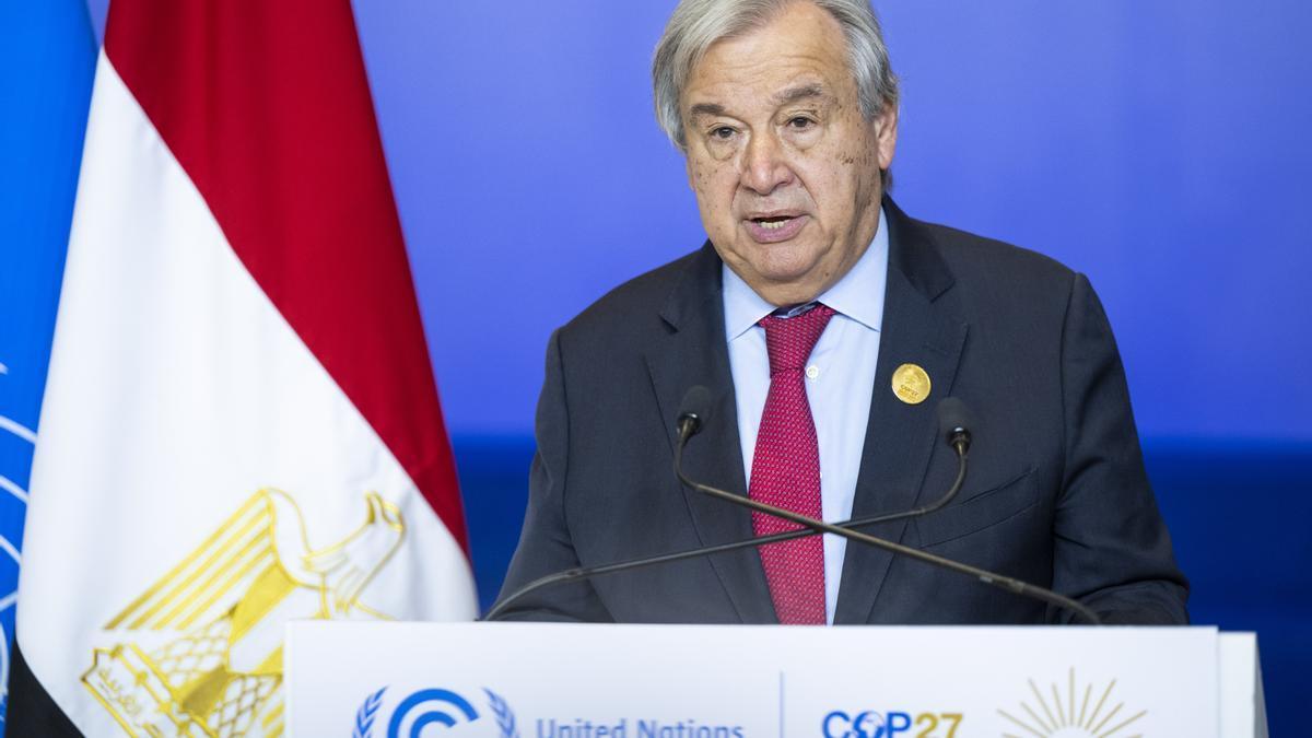 El Secretario General de las Naciones Unidas, António Guterres