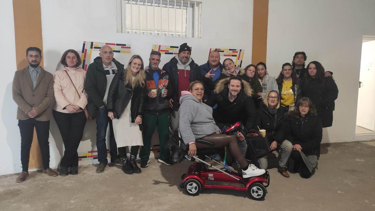 Participantes en la última edición del Empleo Social Protegido 2021-22 en Tudela.