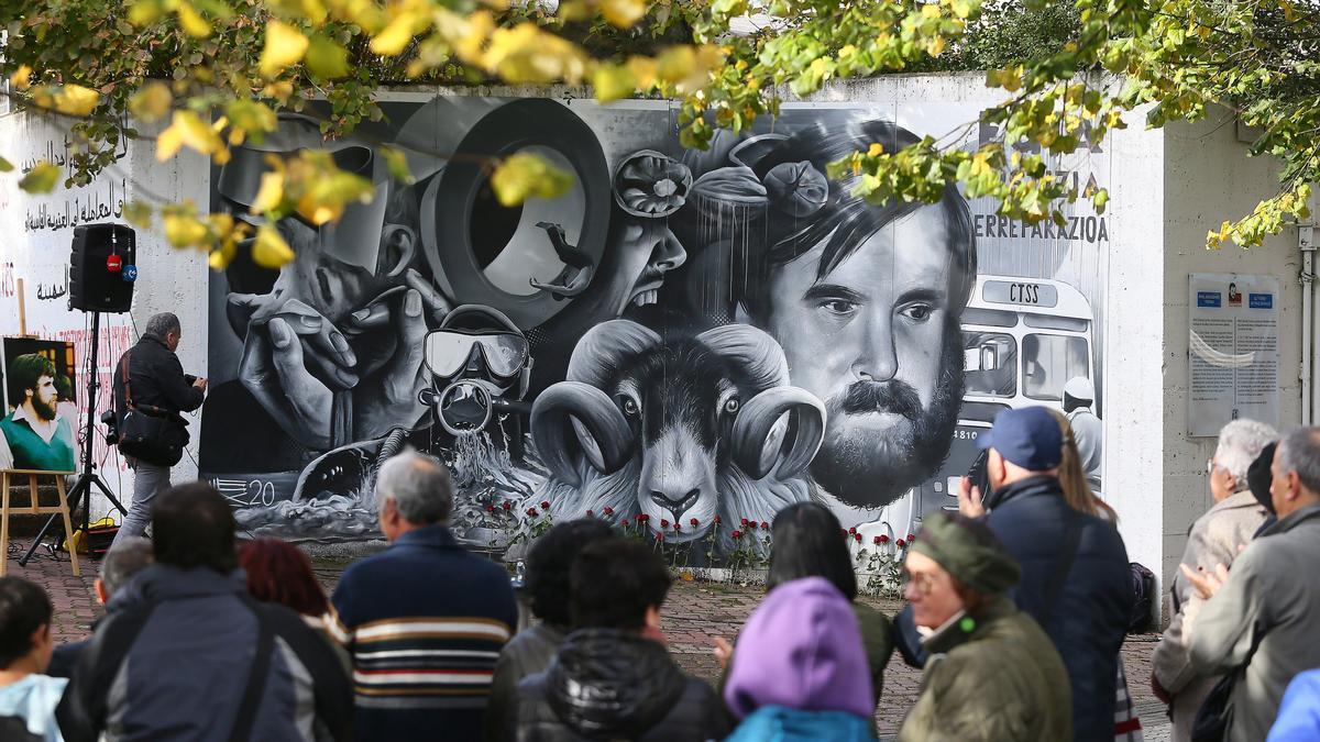 Familiares y amigos rinden homenaje este sábado a Mikel Zabalza