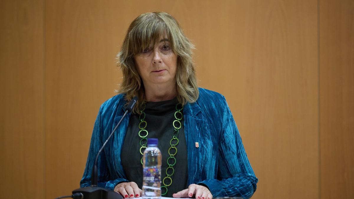 La consejera de Relaciones Ciudadanas, Ana Ollo.