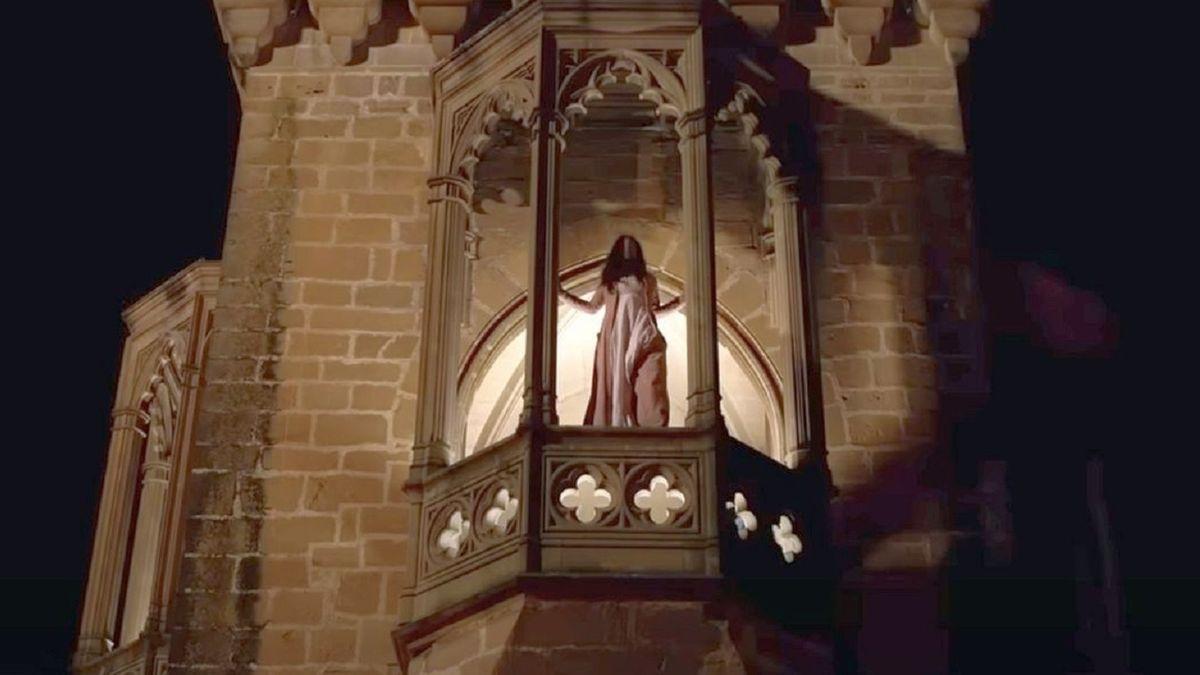 Escena de ‘Vampire Academy’ rodada en el castillo de Olite.