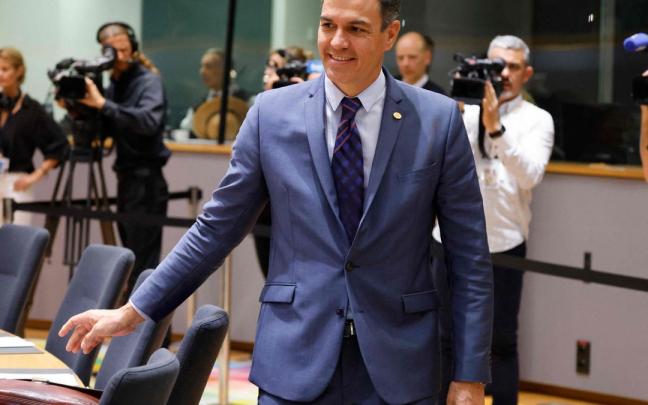 Pedro S&aacute;nchez en el &uacute;ltimo Consejo Europeo en Bruselas.