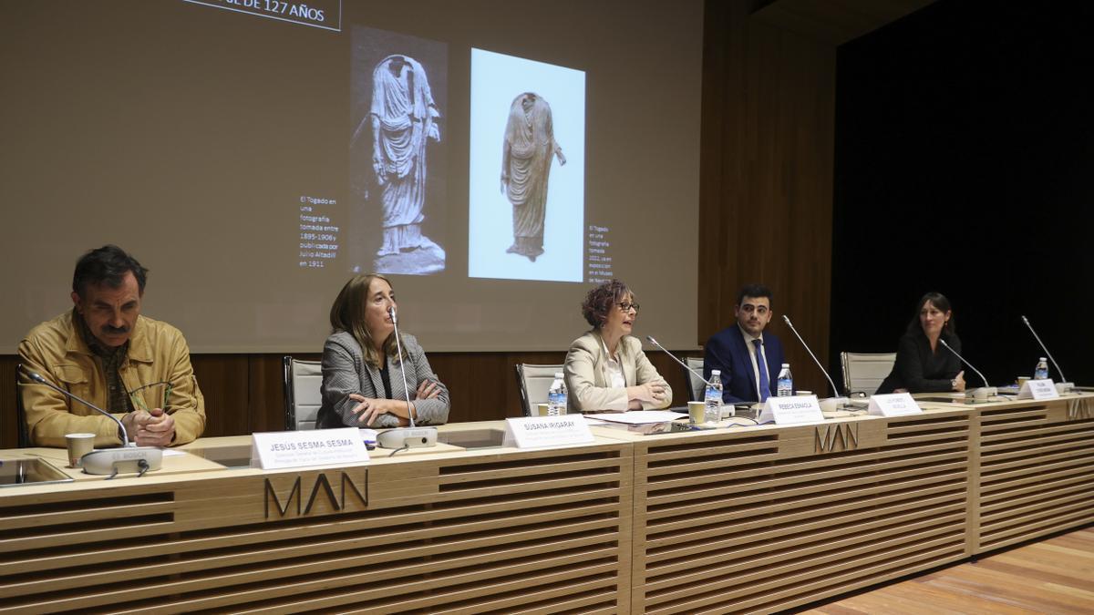 Jesús Sesma, Susana Irigaray, Rebeca Esnaola, Luis Romero y Paloma Otero.