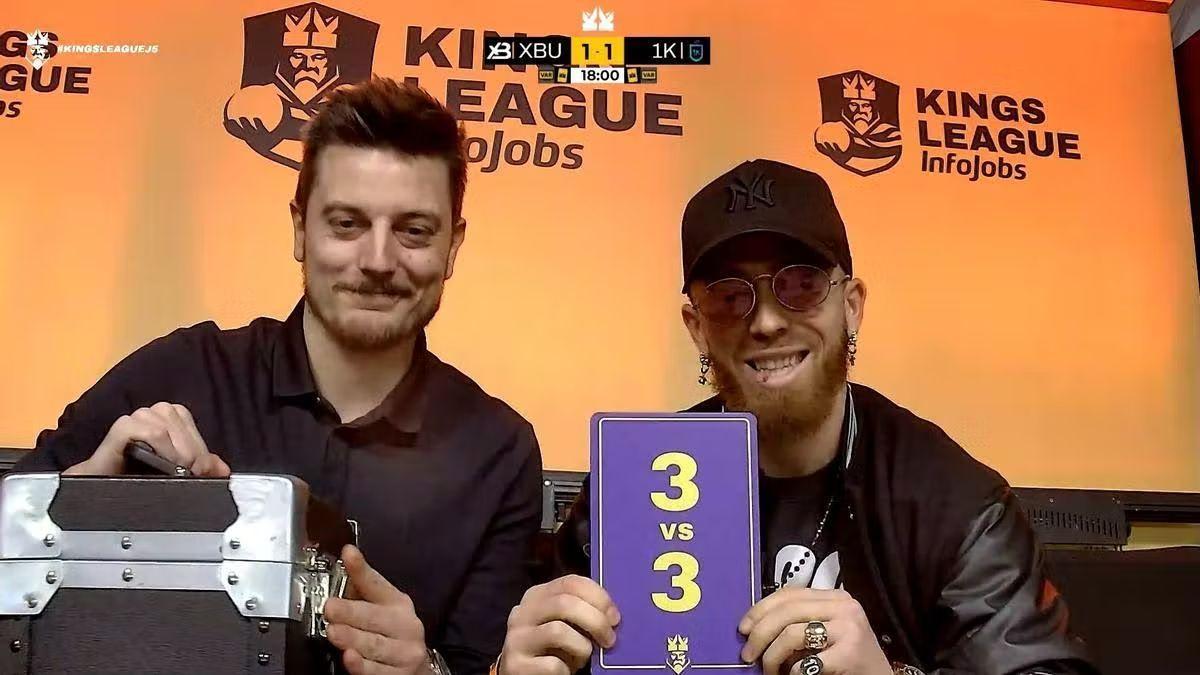 Iker Muniain, en el acto de la Kings League