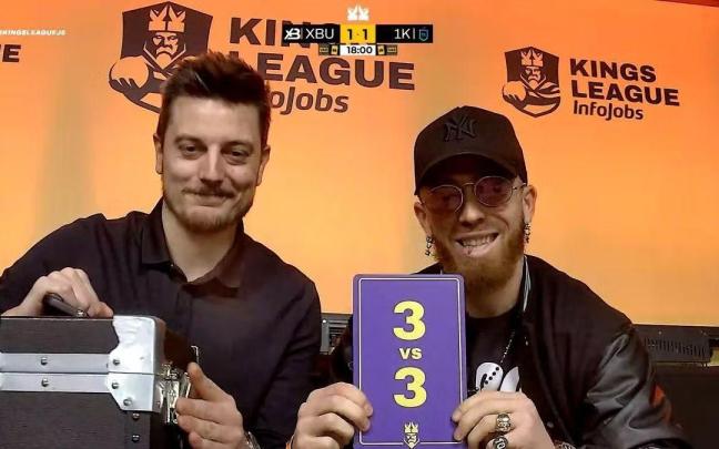 Iker Muniain, en el acto de la Kings League