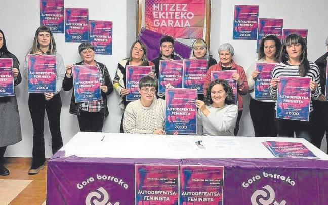 Sakanako Mugimendu Feminista animó a participar en las movilizaciones. Sakanako Mugimendu Feminista animó a participar en las movilizaciones.