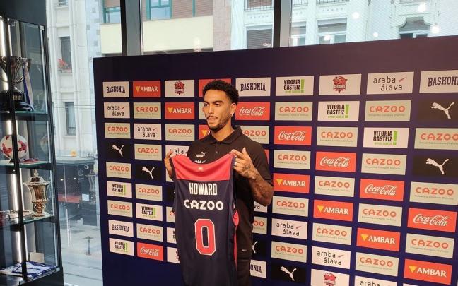 Markus Howard, durante su presentación como nuevo jugador del Baskonia Markus Howard, durante su presentación como nuevo jugador del Baskonia