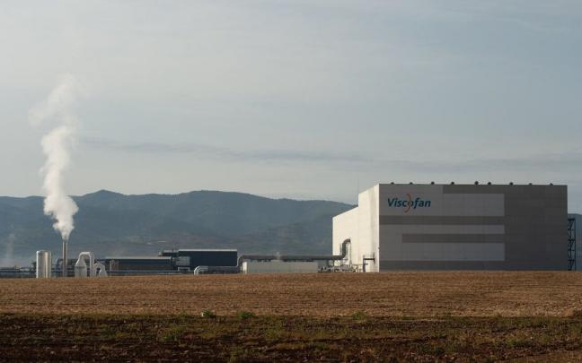 Planta de Viscofan en Cáseda. Planta de Viscofan en Cáseda.